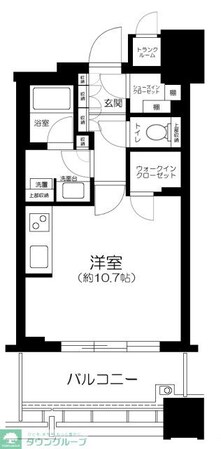 白金ザ・スカイ 東棟の物件間取画像